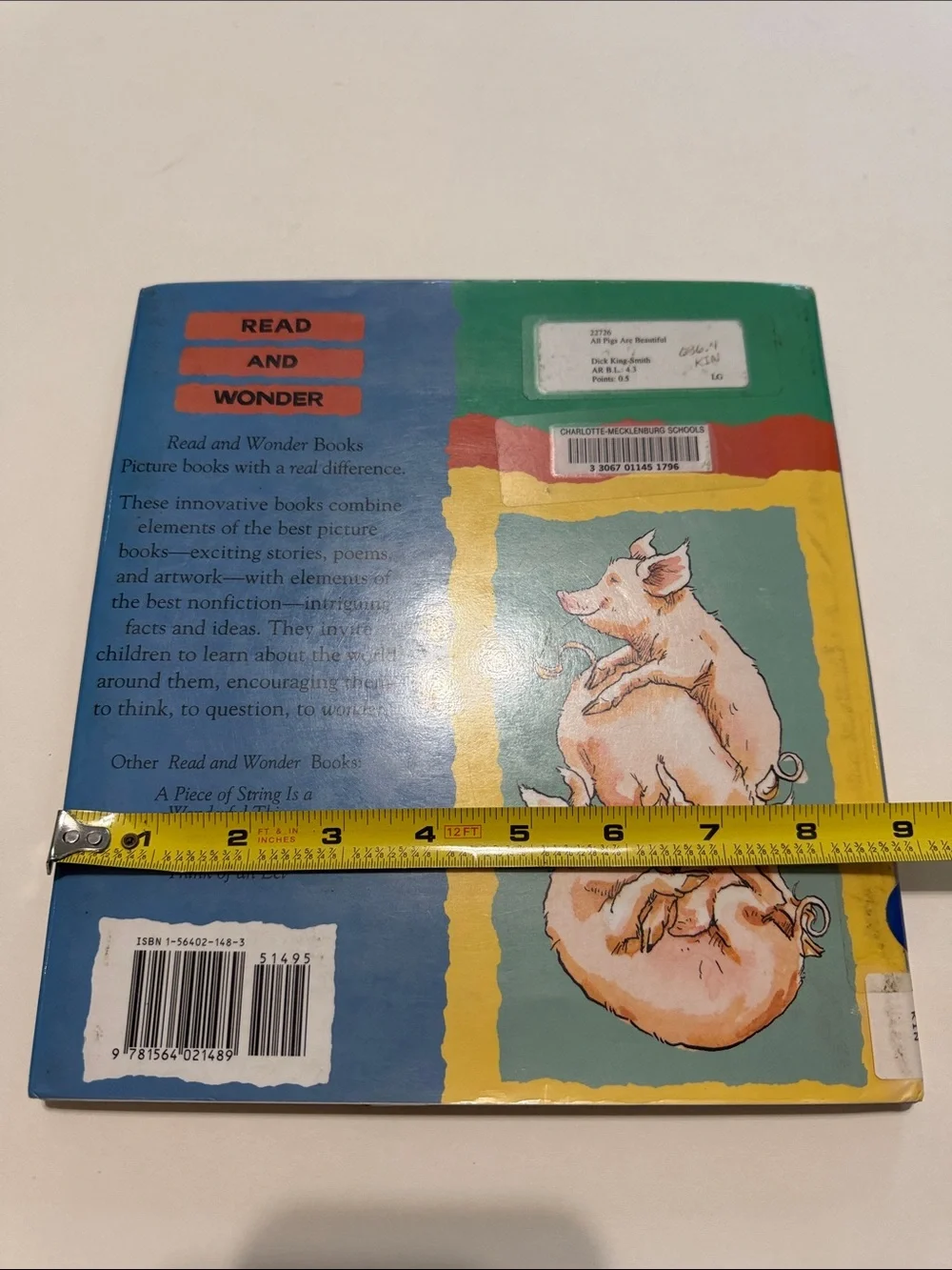 All Pigs Are Beautiful Children's Book - Green/Yellow Hard Cover